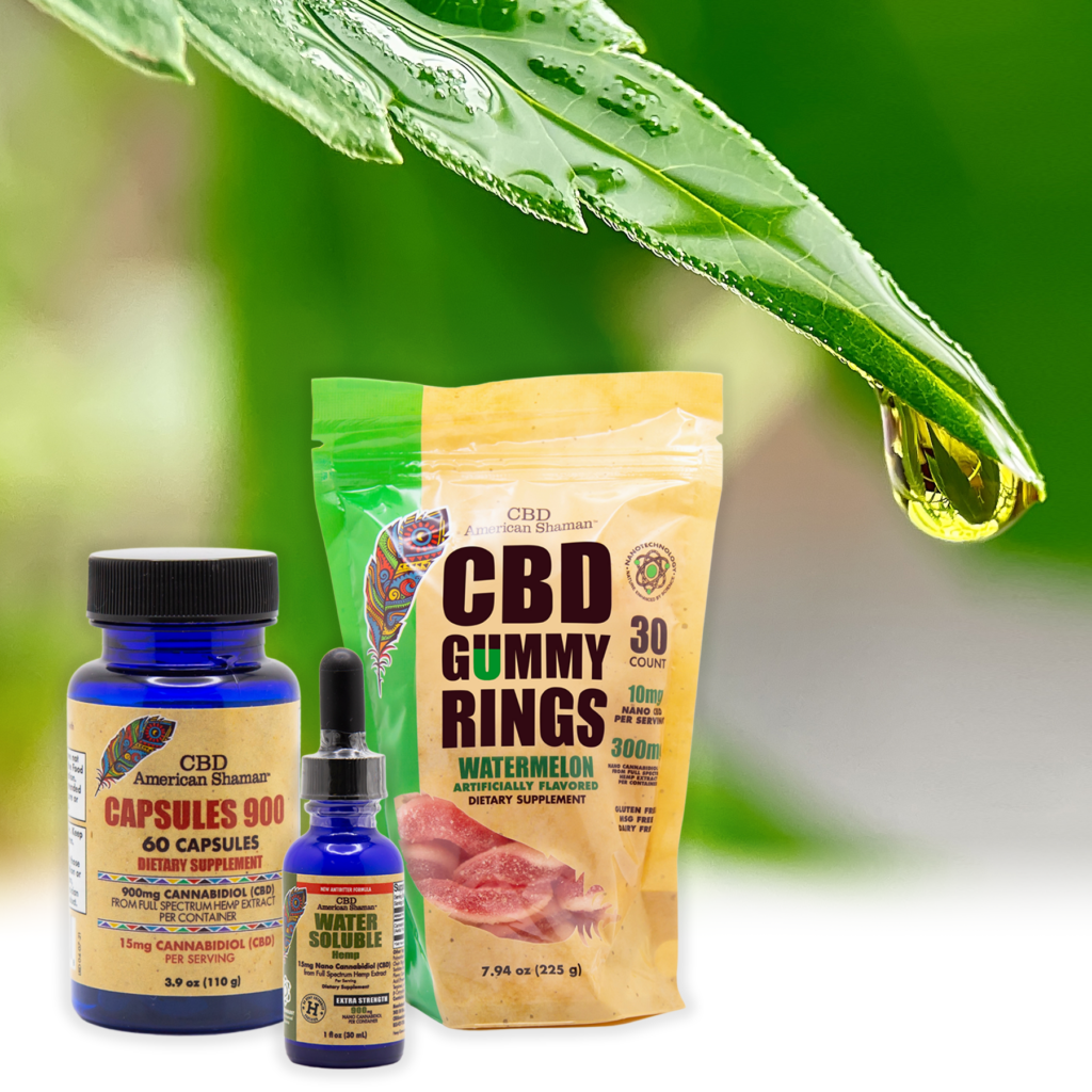 CBD Variety Hemp Leaves